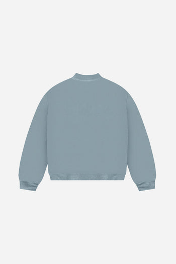 3 STAR KNITTED SWEATER (LIGHT BLUE)