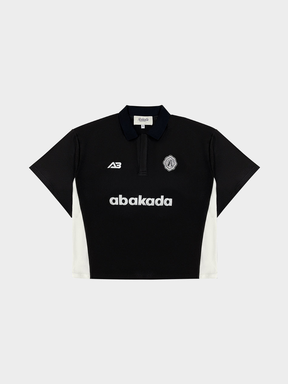 POLO SHORTSLEEVES (BLACK/WHITE)