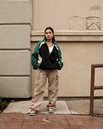 CLASSIC ZIP-UP WINDBREAKER (PANDAN)