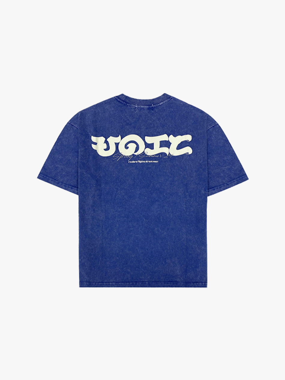 UNIFORM WASHED BAYBAYIN TEES (BLUE)