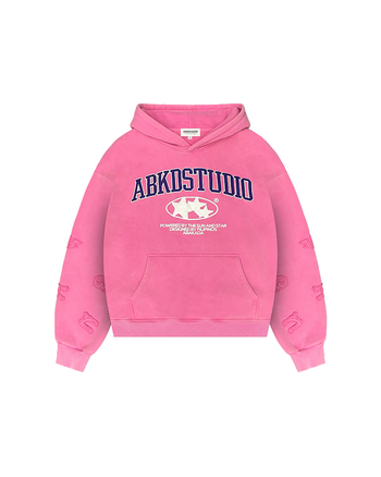STUDIO PULLOVER HOODIE (PINK)