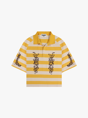 BARONG STRIPED POLO (BUTTER)