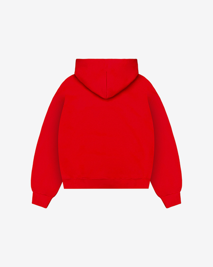 STUDIO PULLOVER HOODIE (RED)