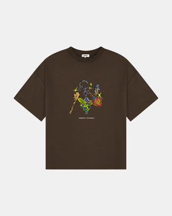 GRAPIKO KEYCHAIN TEE (BROWN)