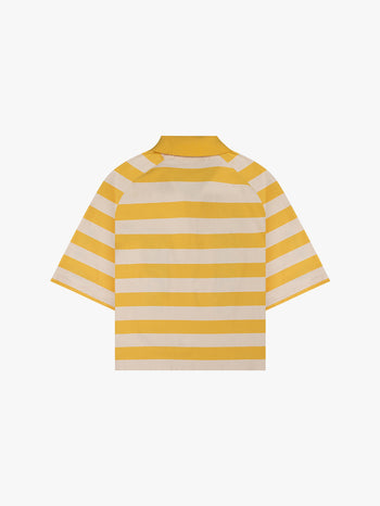 BARONG STRIPED POLO (BUTTER)