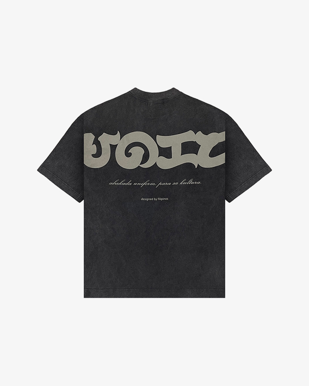 ROOTED IN CULTURE TEE (WASHED BLACK)