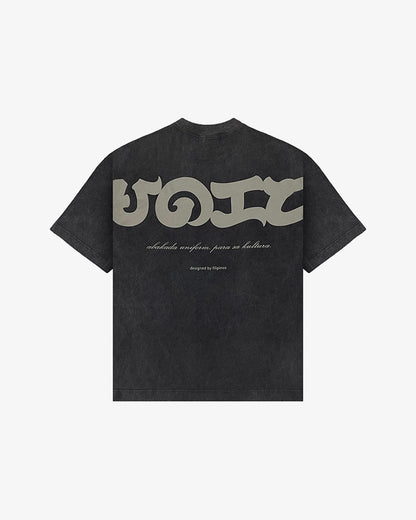 ROOTED IN CULTURE TEE (WASHED BLACK)