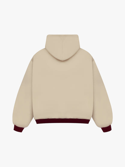 REVERSIBLE KLASIKO HOODIE (RED/CREAM)