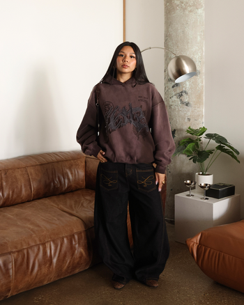 BAYBAYIN WASHED HOODIE (BROWN)