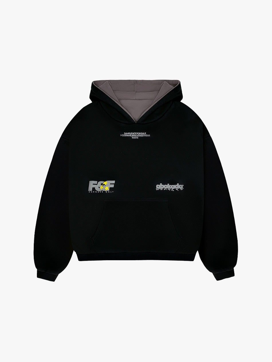 REVERSIBLE KLASIKO HOODIE (BLACK/GREY)