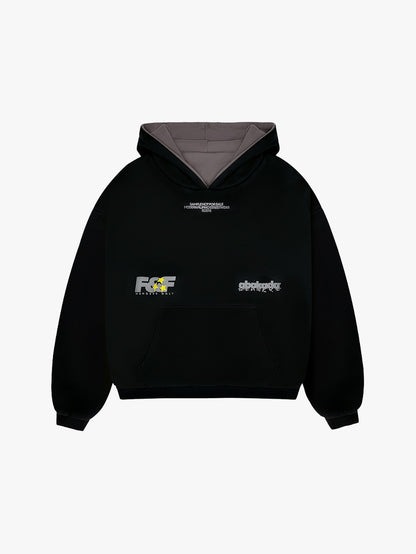 REVERSIBLE KLASIKO HOODIE (BLACK/GREY)