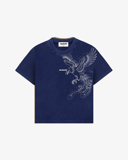 MINOKAWA WASHED TEE (NAVY)