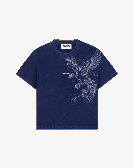 MINOKAWA WASHED TEE (NAVY)