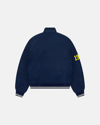 MONOGRAM WOOL JACKET (NAVY)