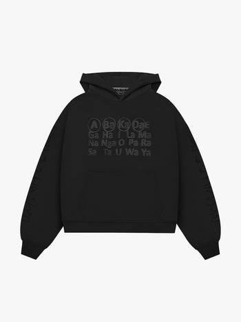 CLASSIC PATCH HOODIE (BLACK)