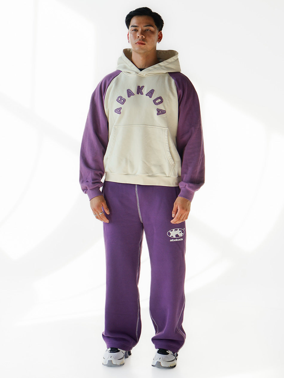TWO-TONE RAGLAN HOODIE (UBE)