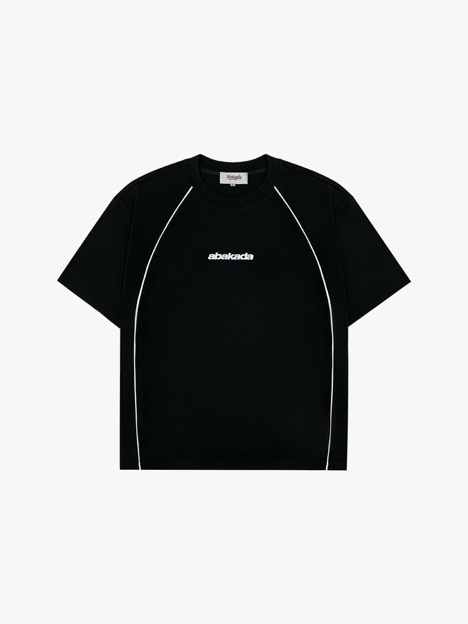 CONTRAST HEAVY TEE (BLACK)