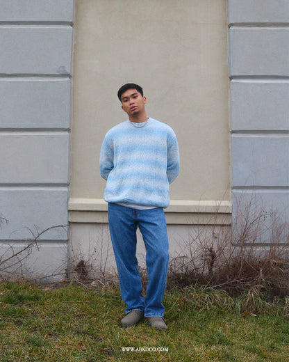 CLASSIC MOHAIR SWEATER (LIGHT BLUE)