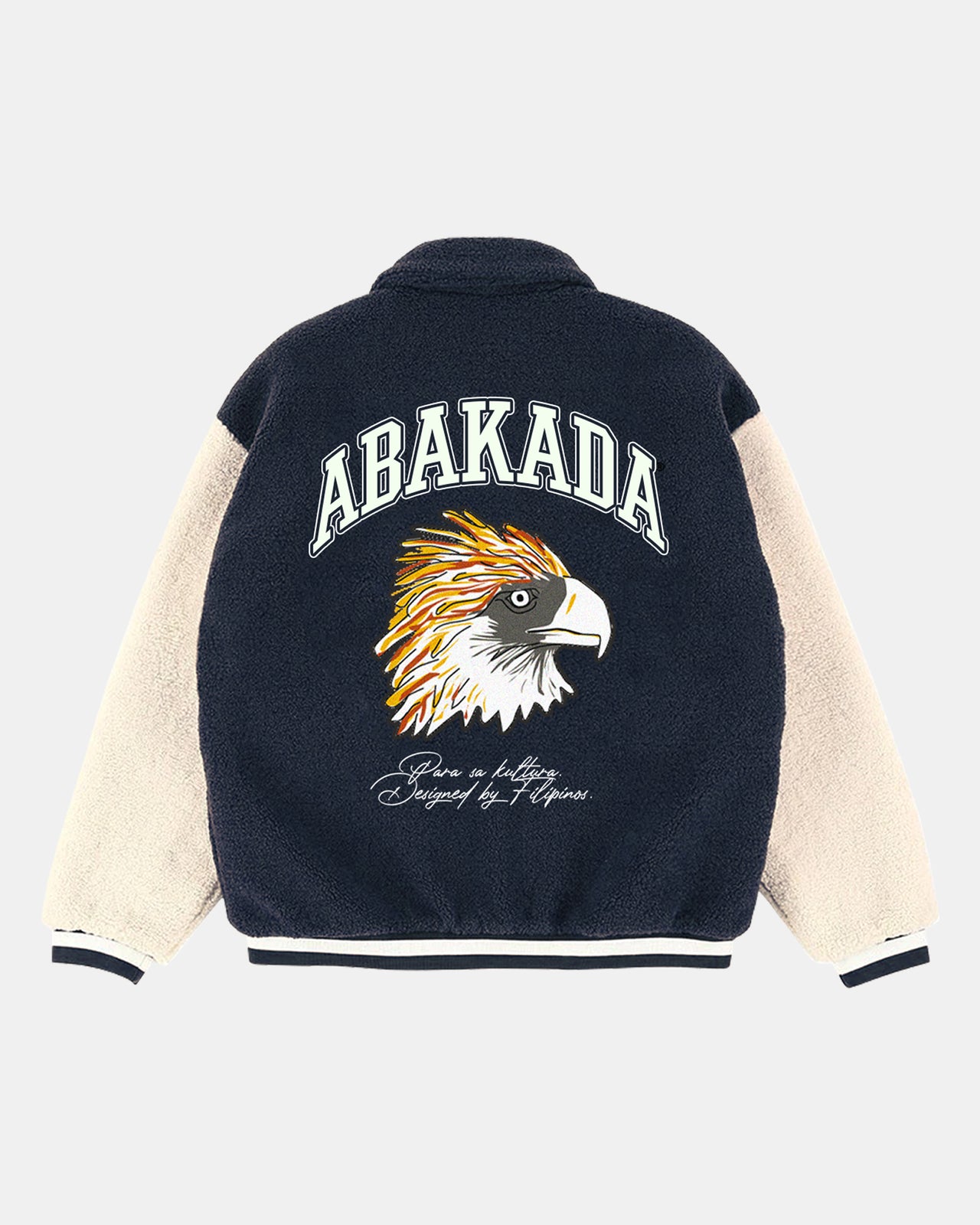 AGILA SHERPA JACKET (NAVY/CREAM)