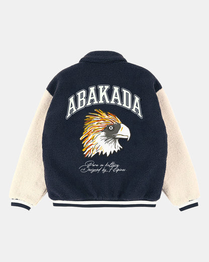 AGILA SHERPA JACKET (NAVY/CREAM)