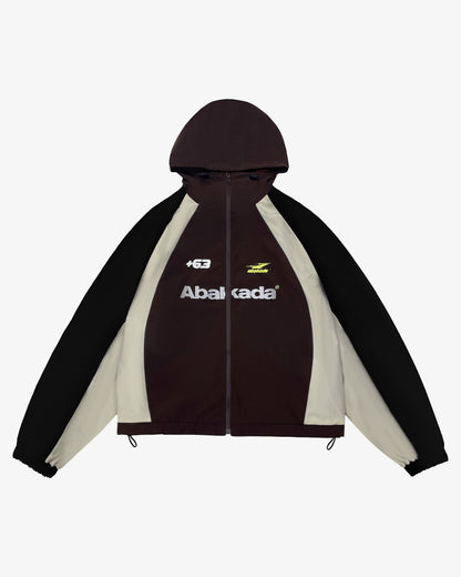 CLASSIC ZIPPER WINDBREAKER (BROWN)