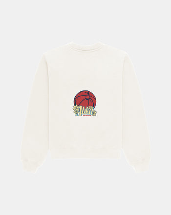 Classic Varsity Crewneck (White)