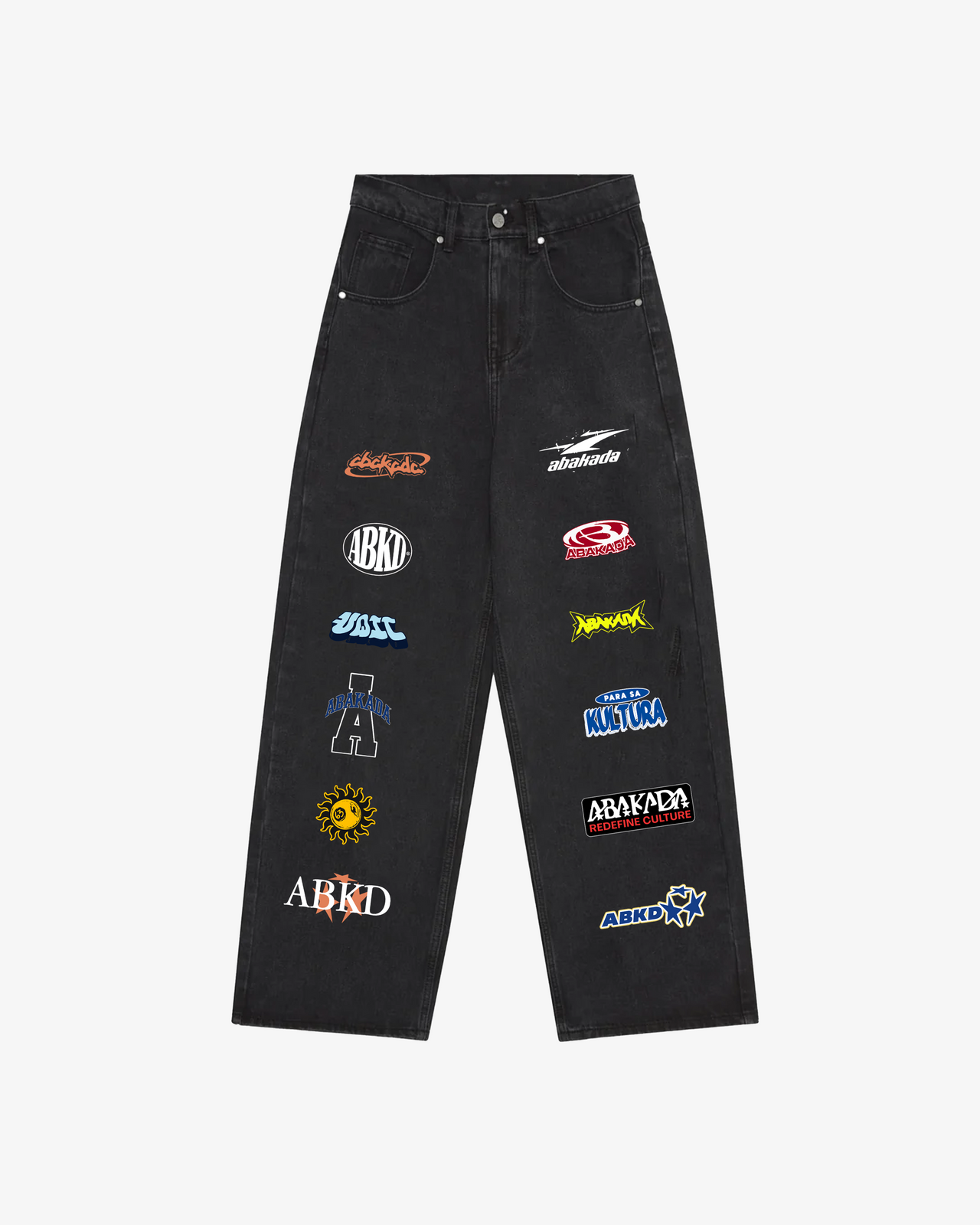 HERITAGE LOOSE DENIM JEANS (WASHED BLACK)