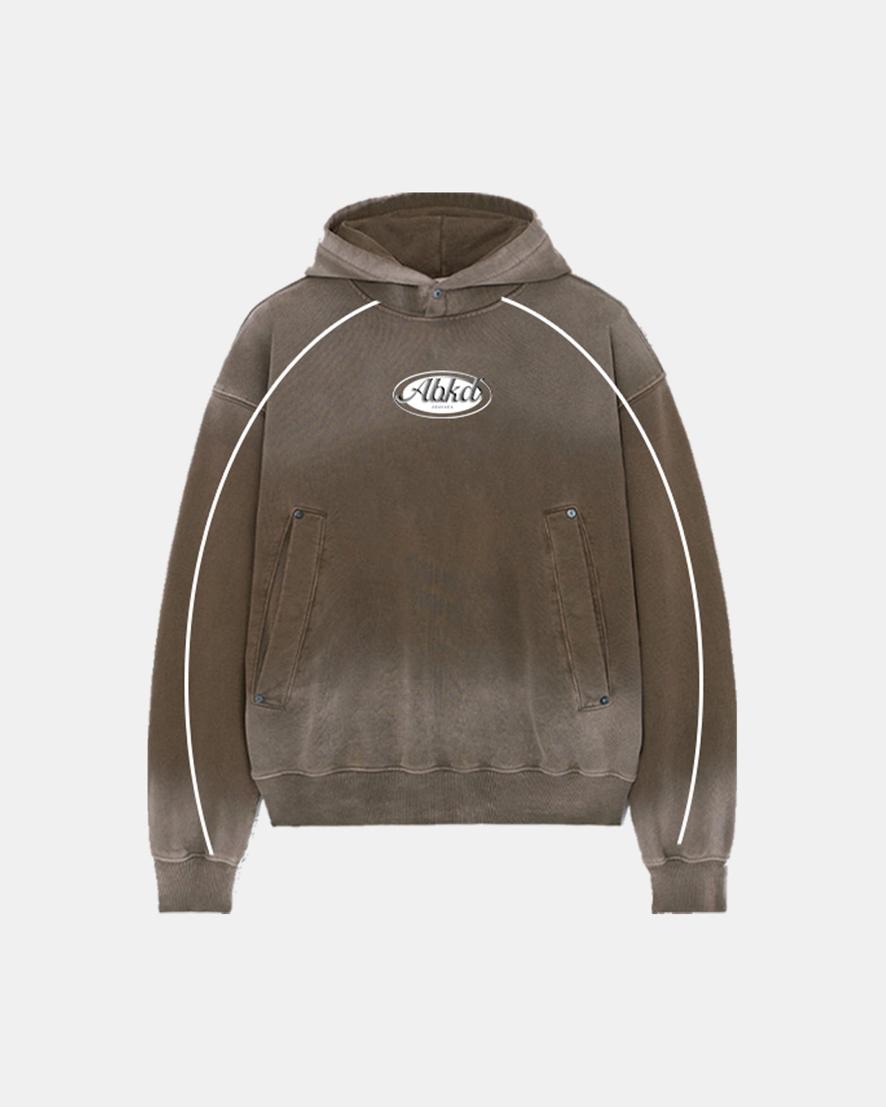 Heritage Dyed Hoodie (Washed Brown)
