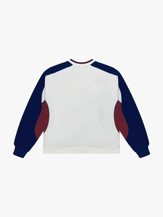 OLIMPIKO COLORBLOCK SWEATSHIRT (WHITE)