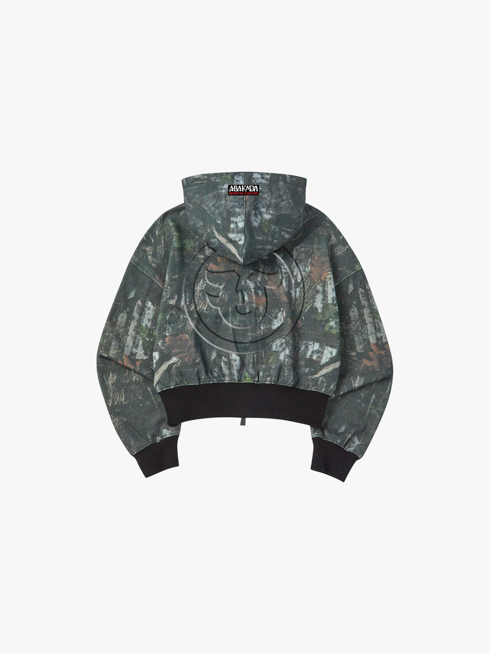 CAMO ZIP-UP HOODIE