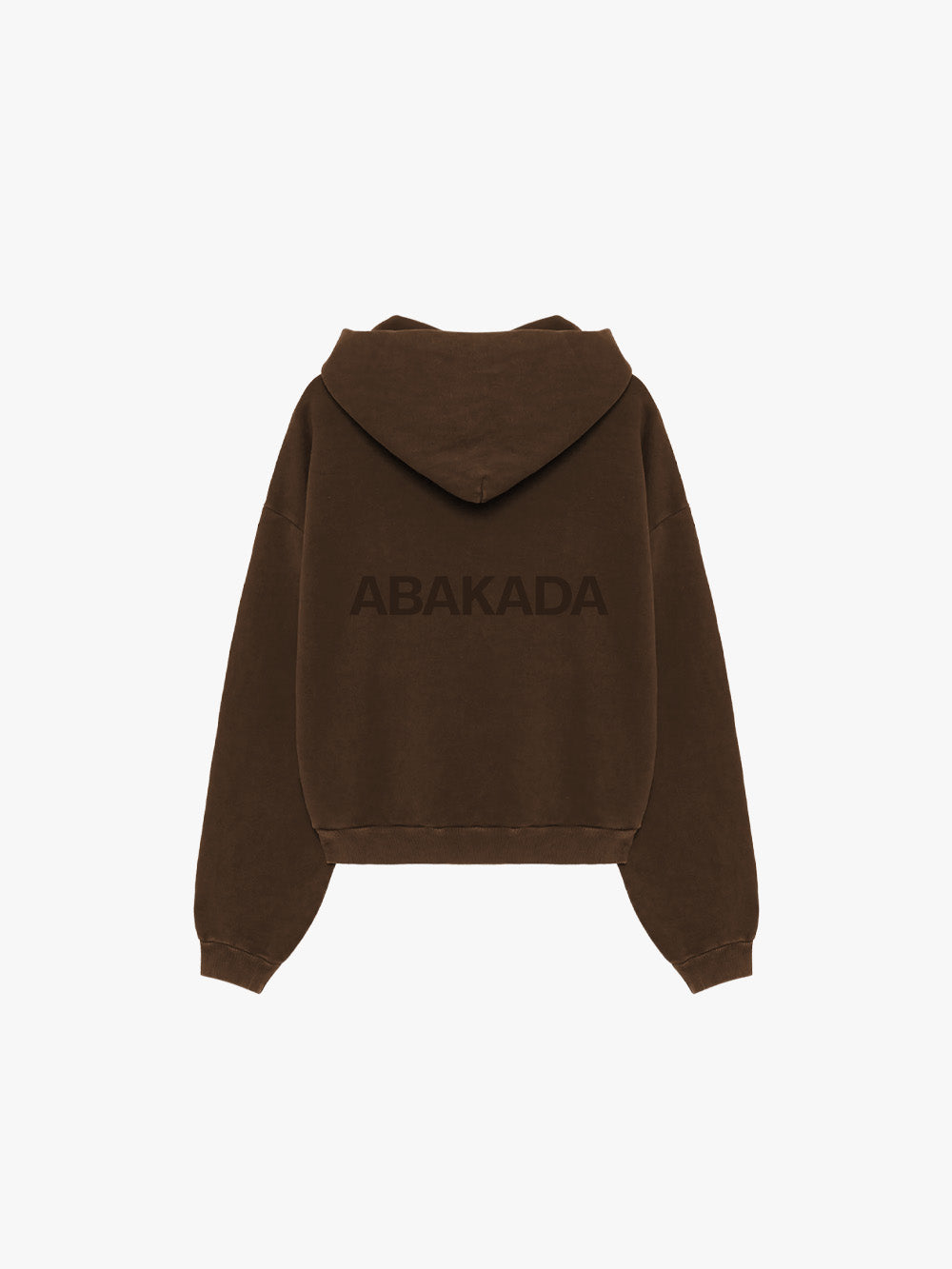 UNIFORM ZIP-UP HOODIE (BROWN)