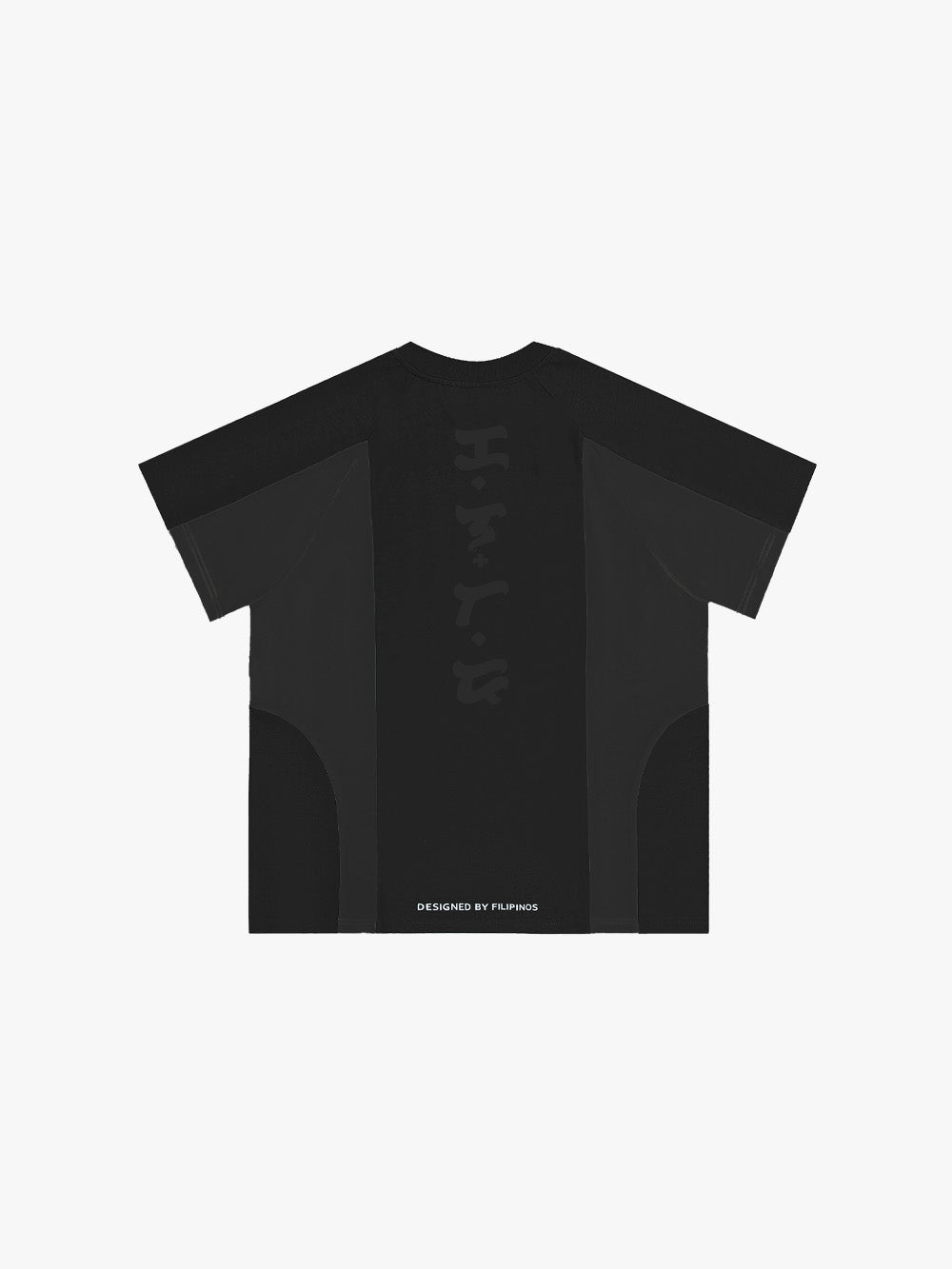 +63 COLORBLOCK TEE (BLACK/GREY)