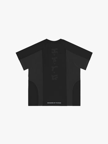 +63 COLORBLOCK TEE (BLACK/GREY)