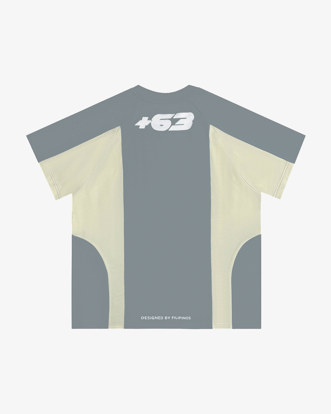 UNIFORM COLORBLOCK TEE (GREY)