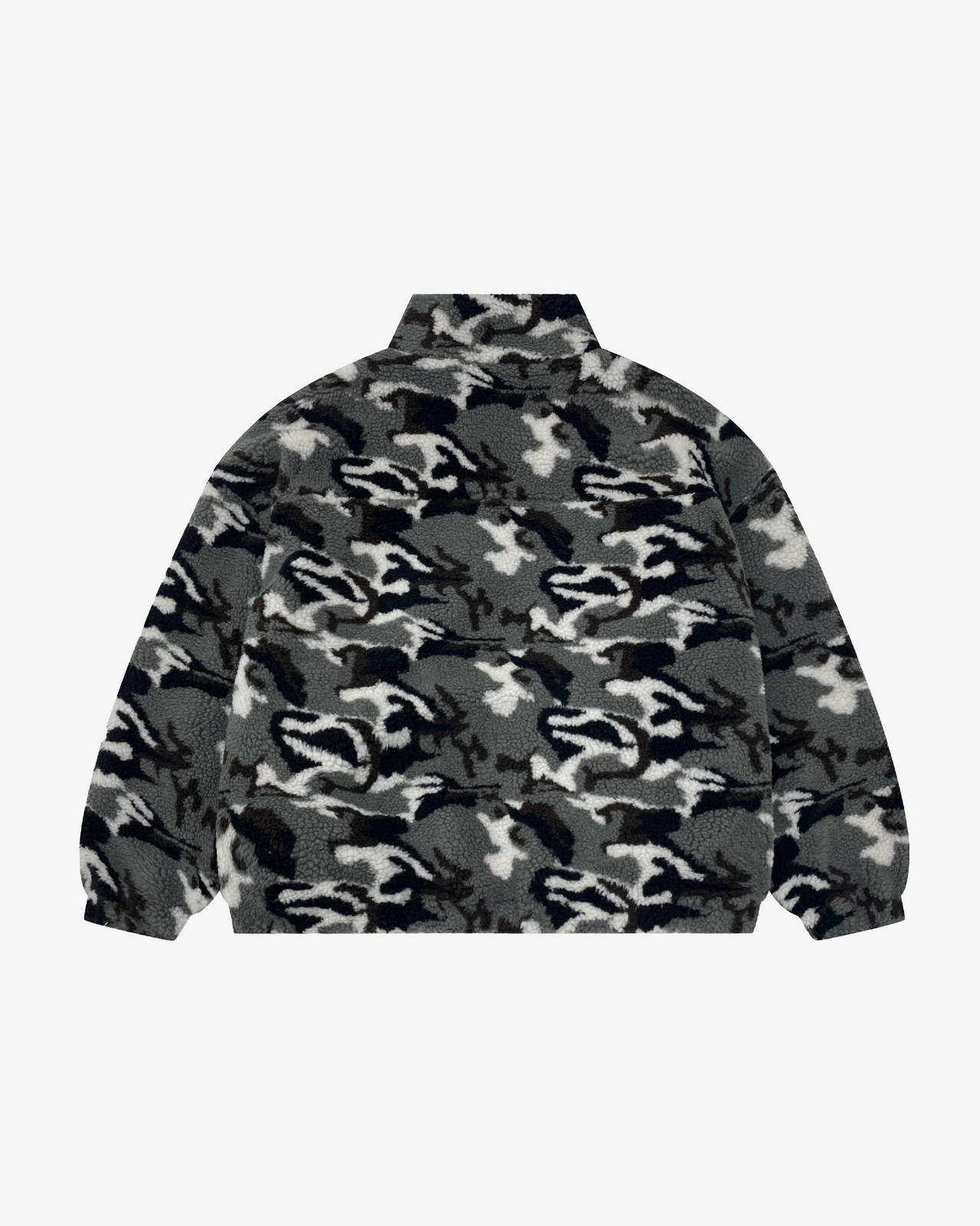 QUARTER-ZIP SHERPA JACKET (CAMOUFLAGE)