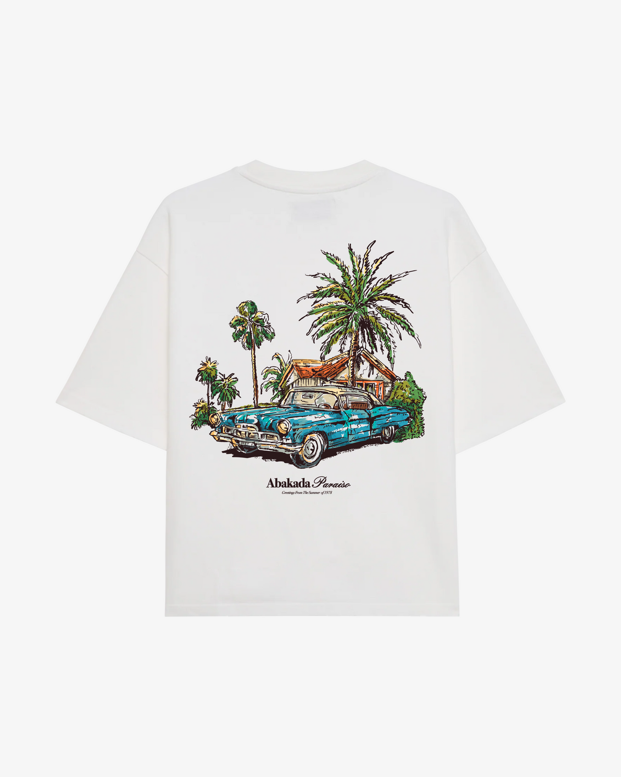 CLASSIC PALM TREE TEE (CREAM)