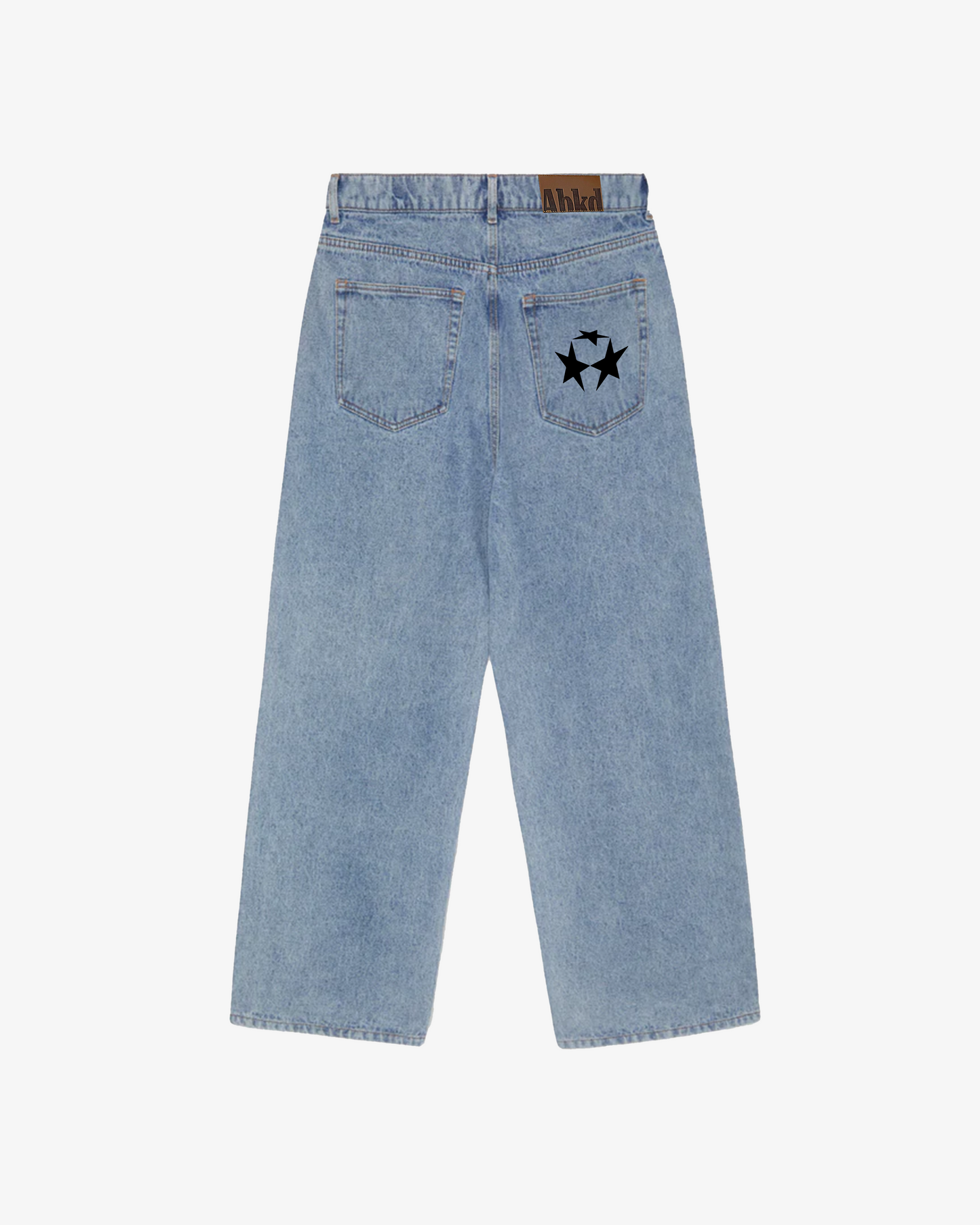 HERITAGE LOOSE DENIM JEANS (WASHED BLUE)