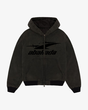 PARKA WASHED DENIM (WASHED BLACK)