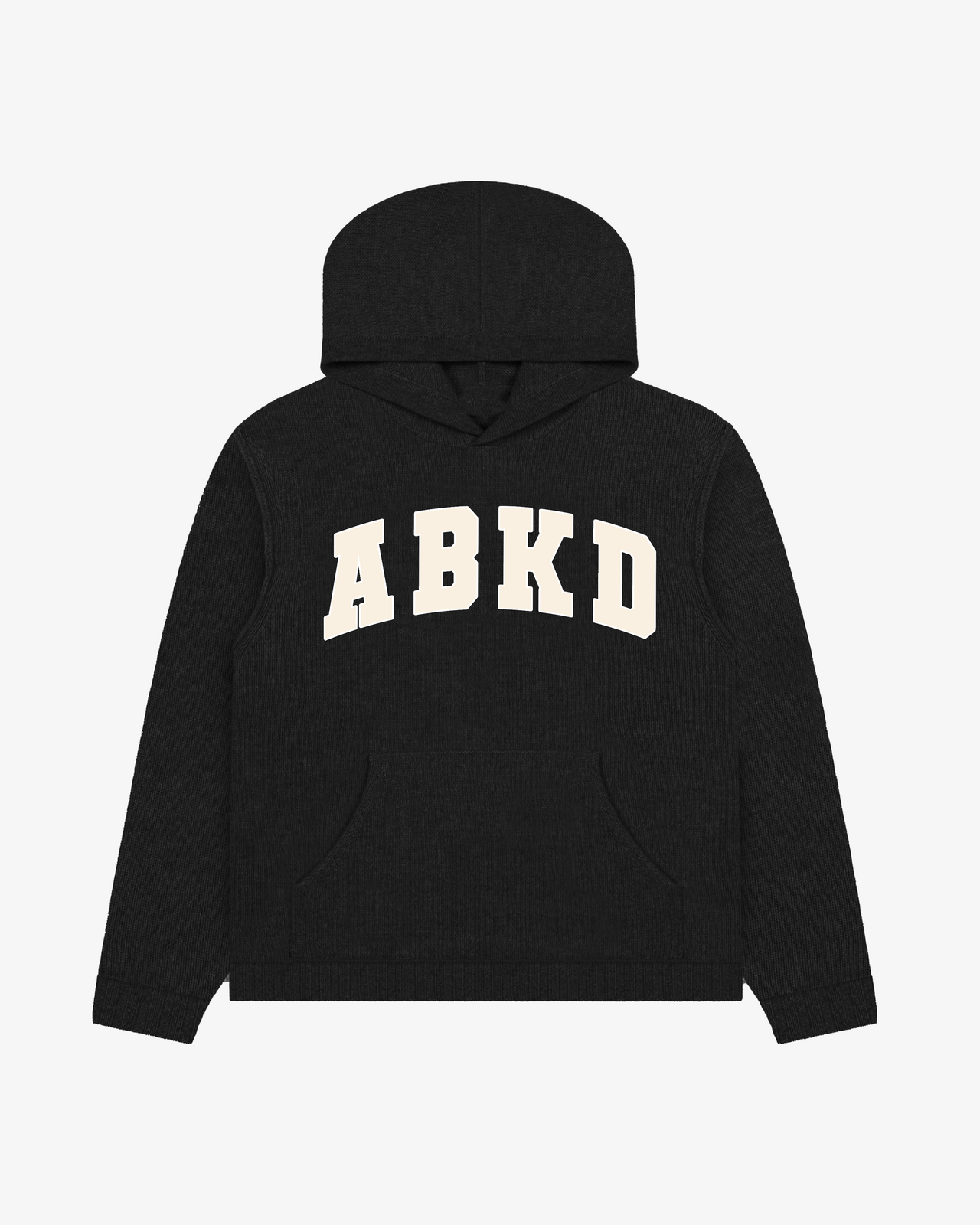 OVERSIZED KNIT HOODIES (BLACK)