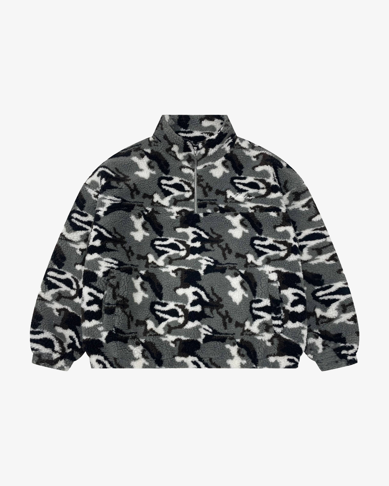 QUARTER-ZIP SHERPA JACKET (CAMOUFLAGE)