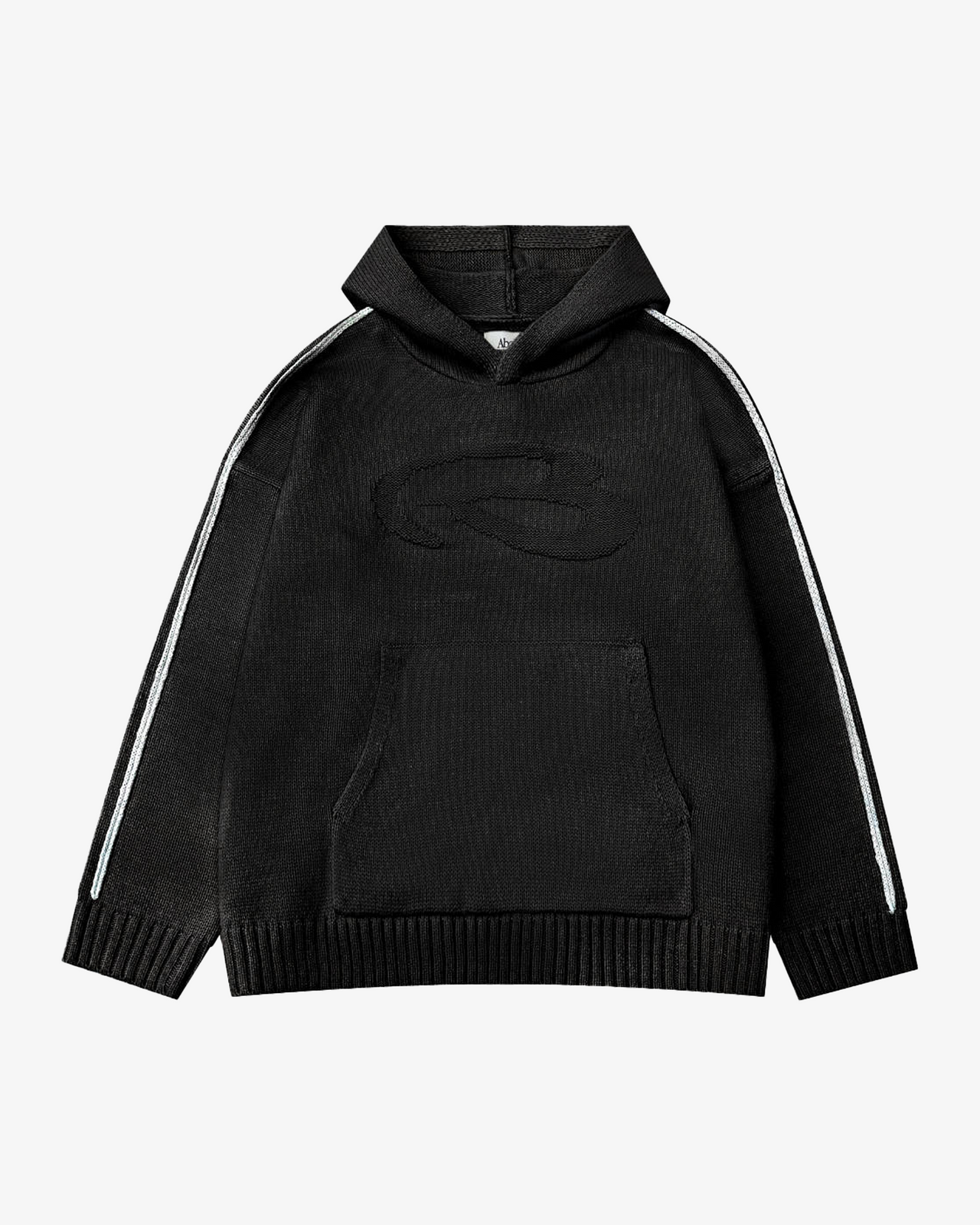 CLASSIC KNITTED HOODIES (BLACK)