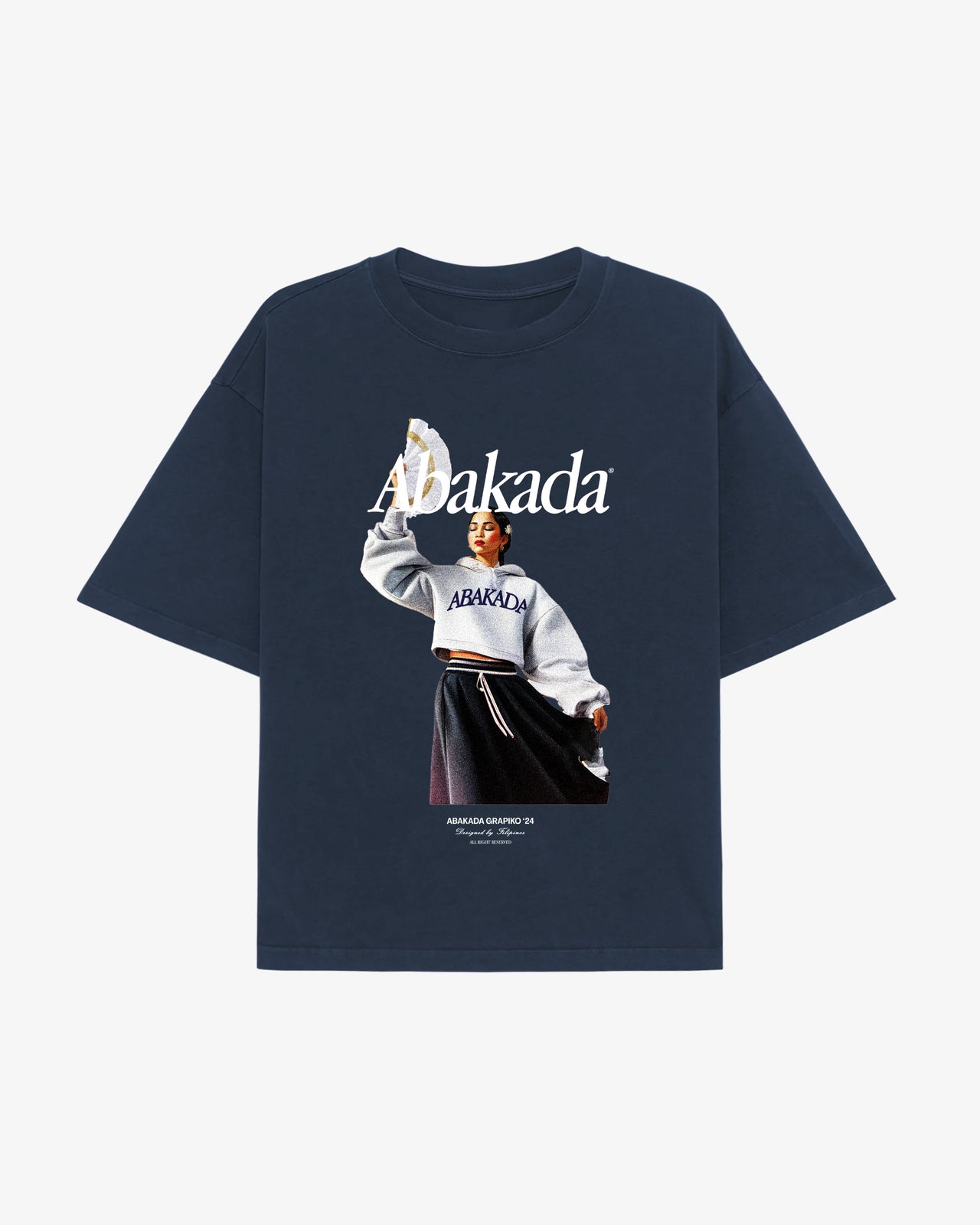 GRAPIKO CULTURE TEE (WASHED NAVY)