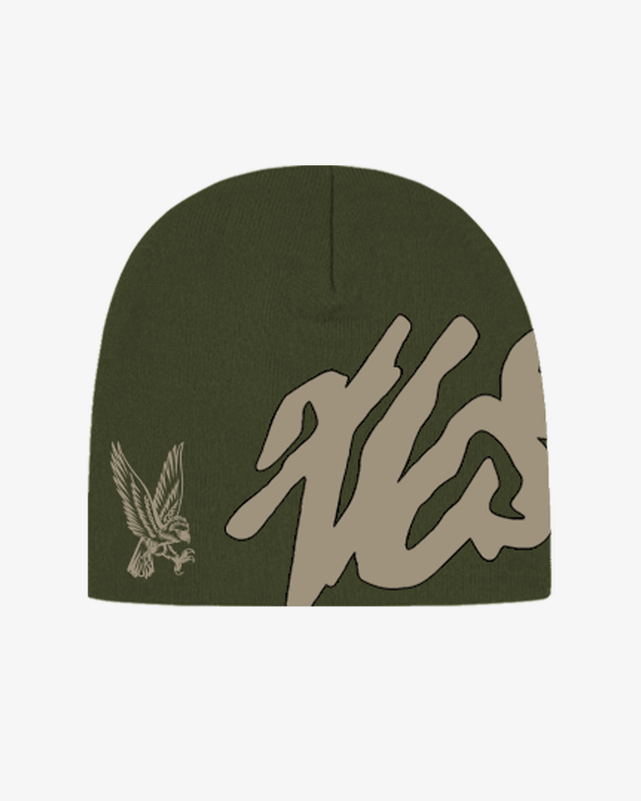 HEAVY KNIT BEANIE (ARMY GREEN)