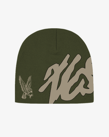 HEAVY KNIT BEANIE (ARMY GREEN)