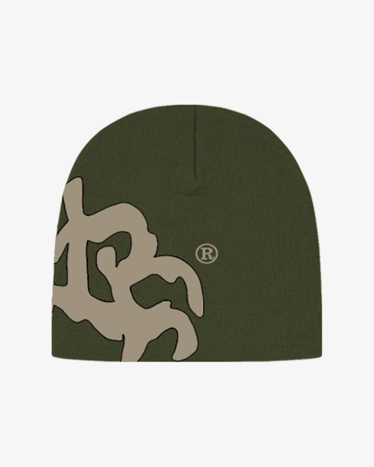 HEAVY KNIT BEANIE (ARMY GREEN)