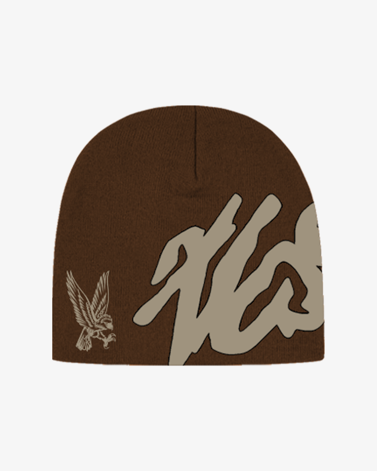 HEAVY KNIT BEANIE (BROWN)