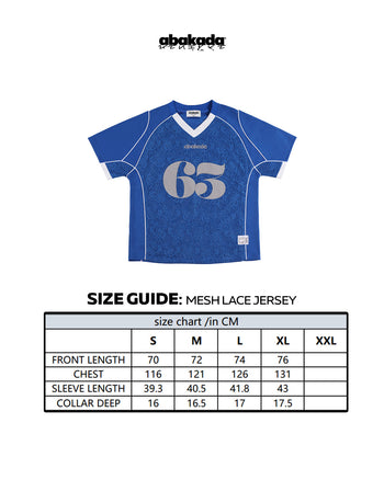+63 LACED MESH JERSEY V2 (BLUE)