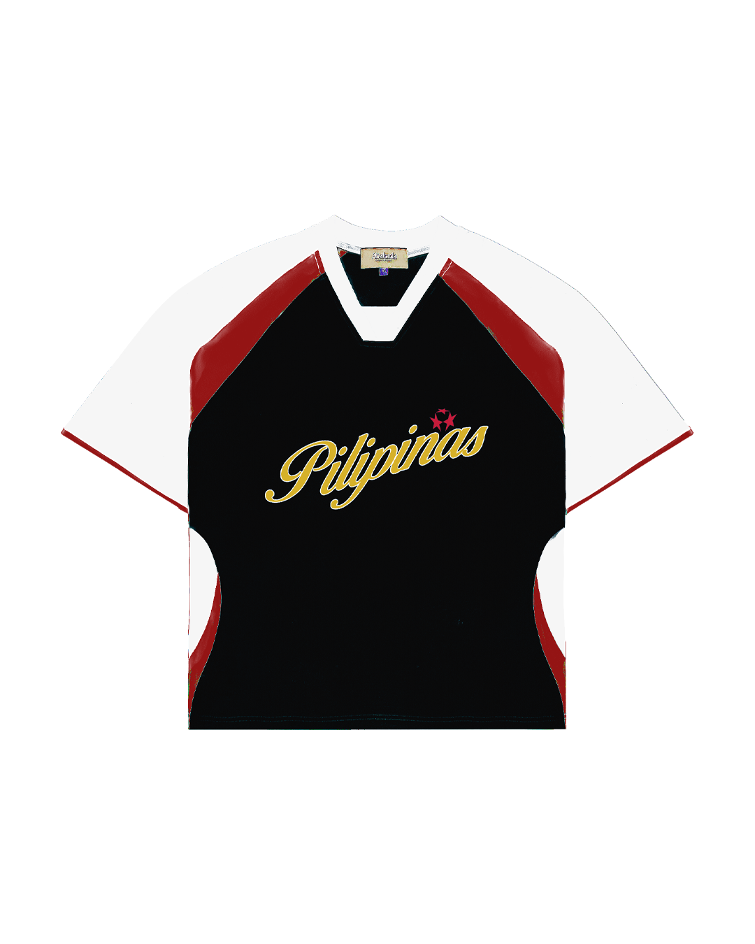 COLORBLOCK PILIPINAS TEE (BLACK/RED)