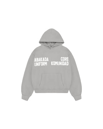 WASHED COMMUNITY HOODIE (GREY)