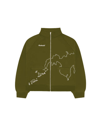 MAPA FULL-ZIP CREWNECK (OLIVE)